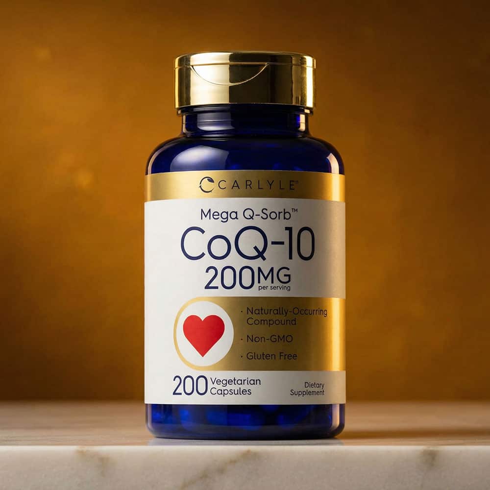 CoQ10 (Mega Q-Sorb) 200mg - 200 Capsules