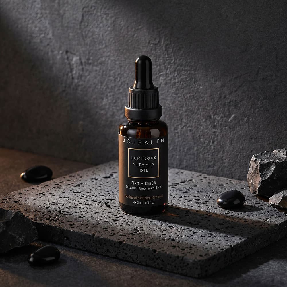JSHealth Hydrating Face Oil with Rose & Vitamin E - 30ml Oil