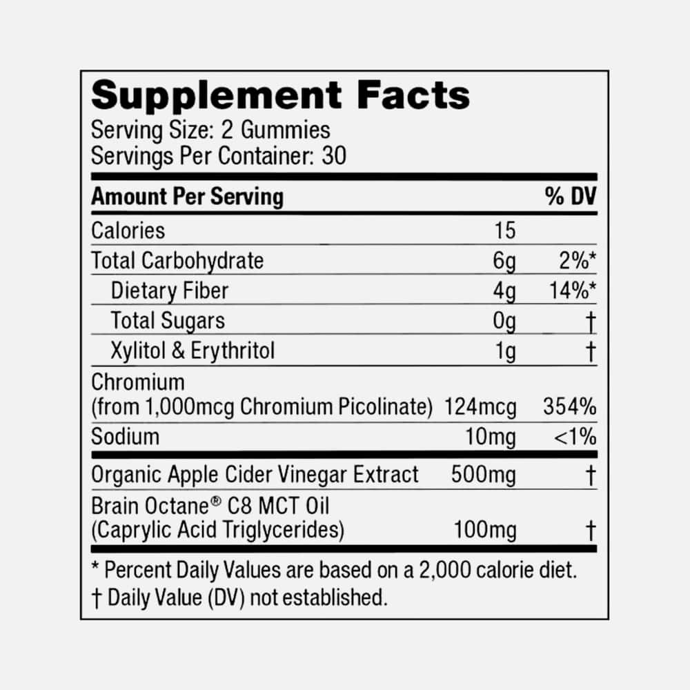 Apple Cider Vinegar Max 1000mg - 60 Sugar-Free Gummies