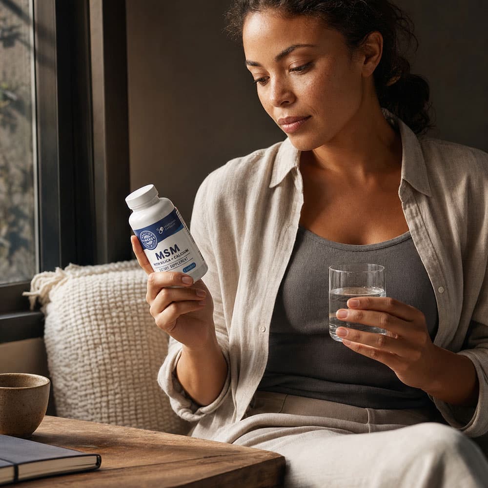 MSM (OptiMSM) 780mg - 120 Vegan Capsules