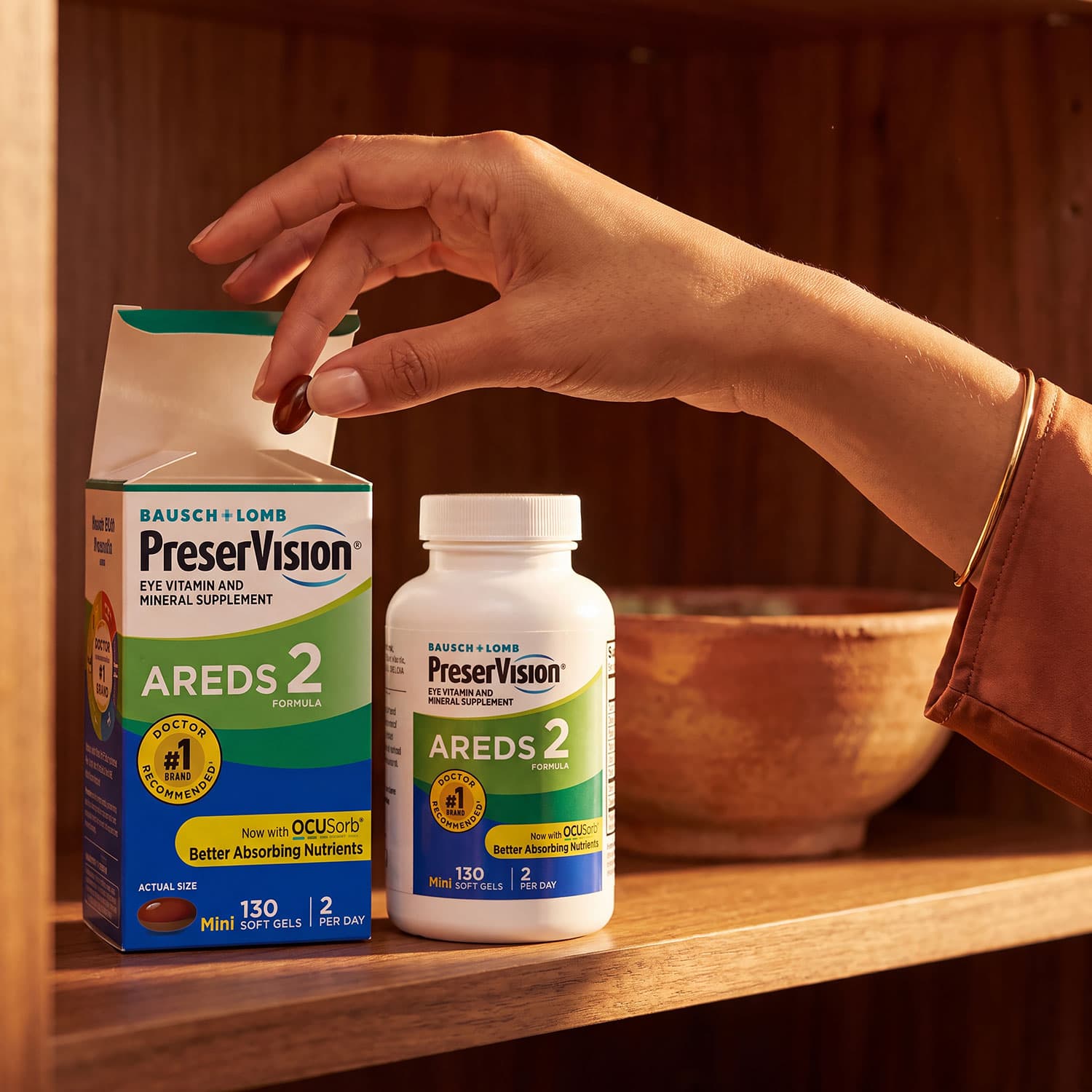 AREDS 2 Eye Vitamins - 130 Softgels