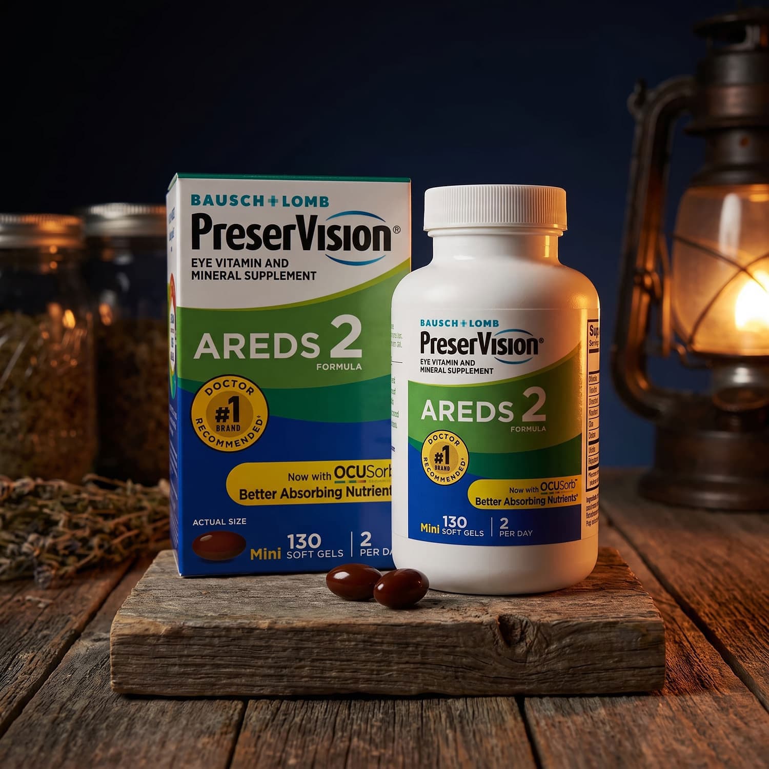 AREDS 2 Eye Vitamins - 130 Softgels