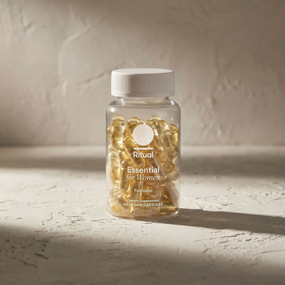 Essential Postnatal Multivitamin with DHA & Choline - 60 Capsules