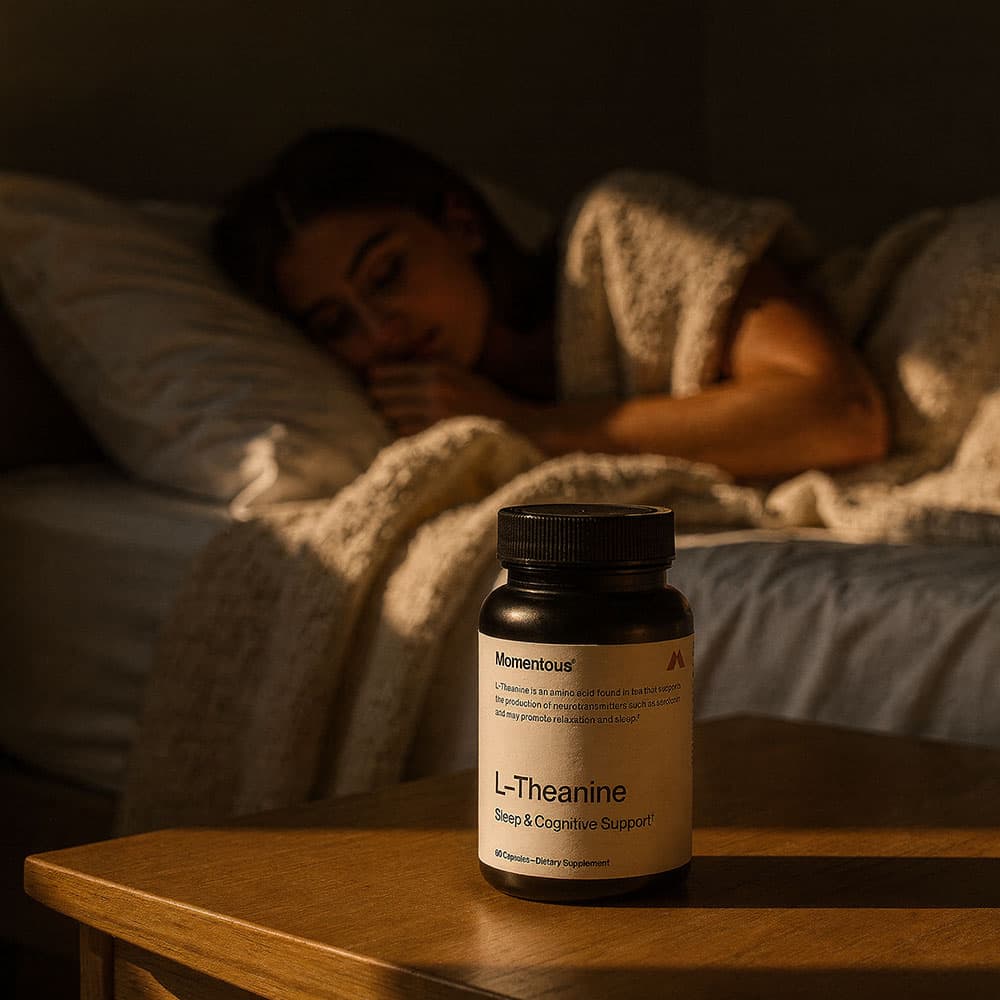 Momentous L-Theanine 200mg 60 Capsules