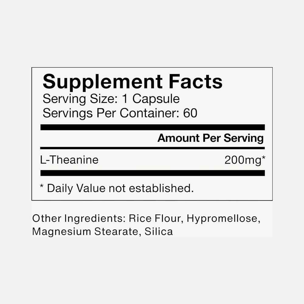Momentous L-Theanine 200mg 60 Capsules