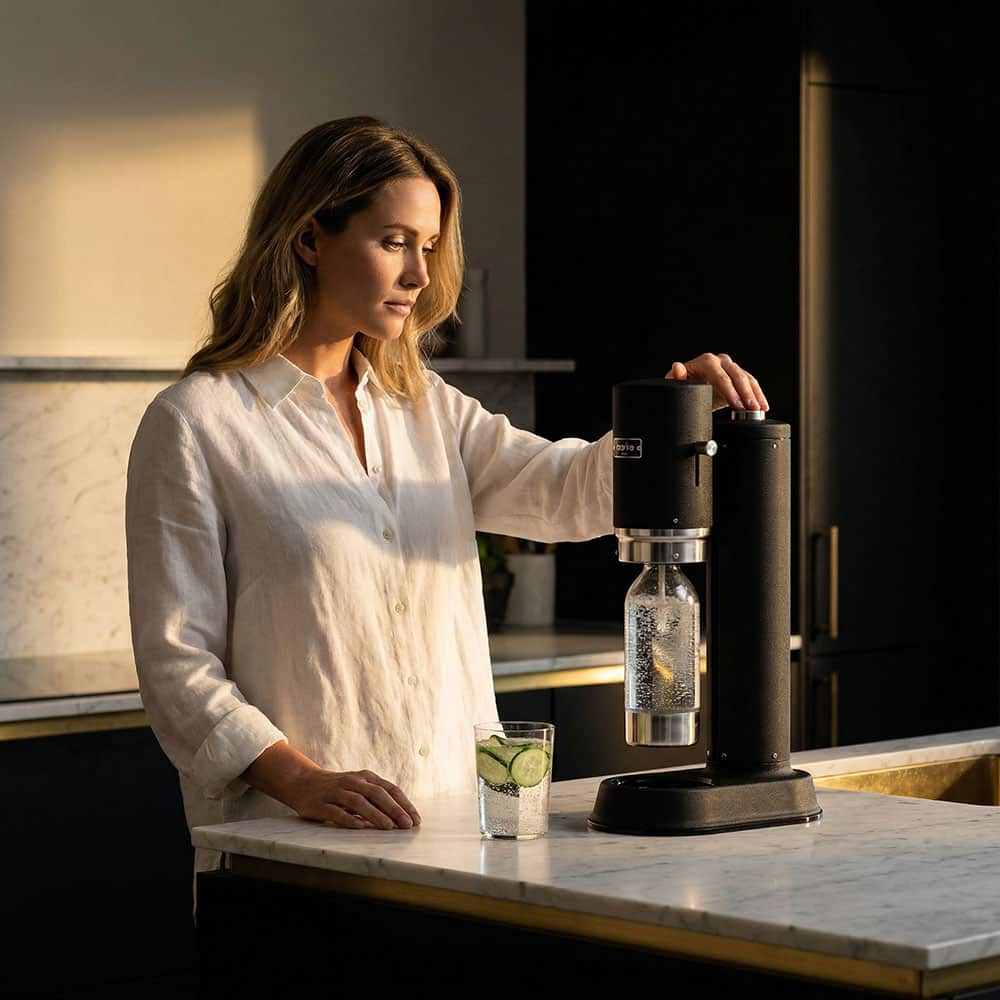 Carbonator Pro Sparkling Water Maker - Matte Black