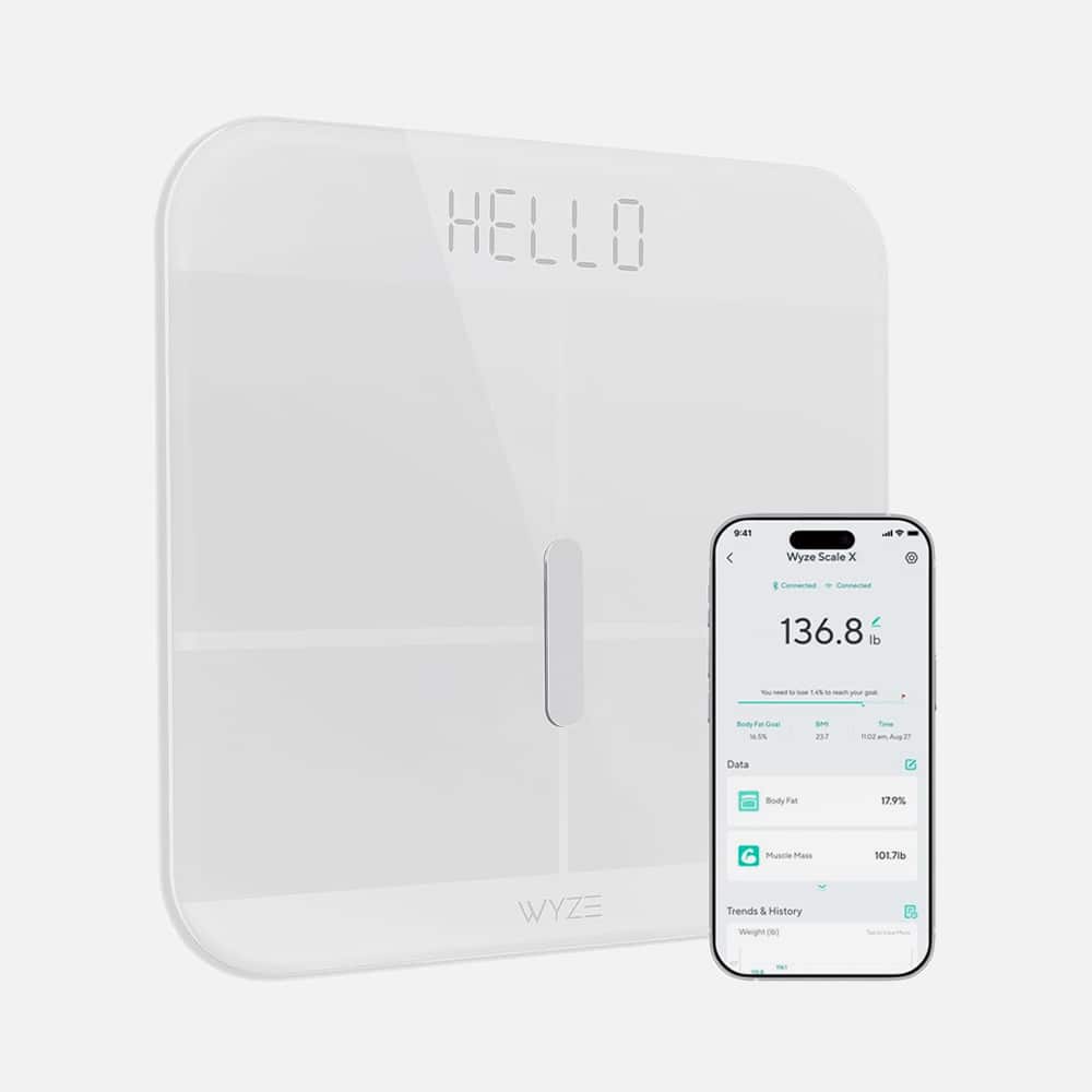 Wyze Smart Scale X 400 lb - Digital Bathroom Scale