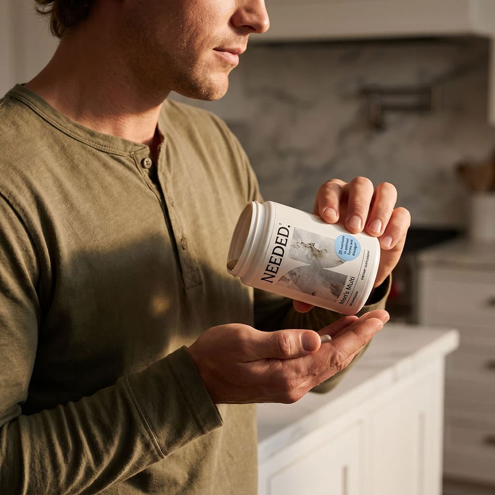 Men's Multivitamin D3 2000IU & Selenium 200mcg - 120 Capsules