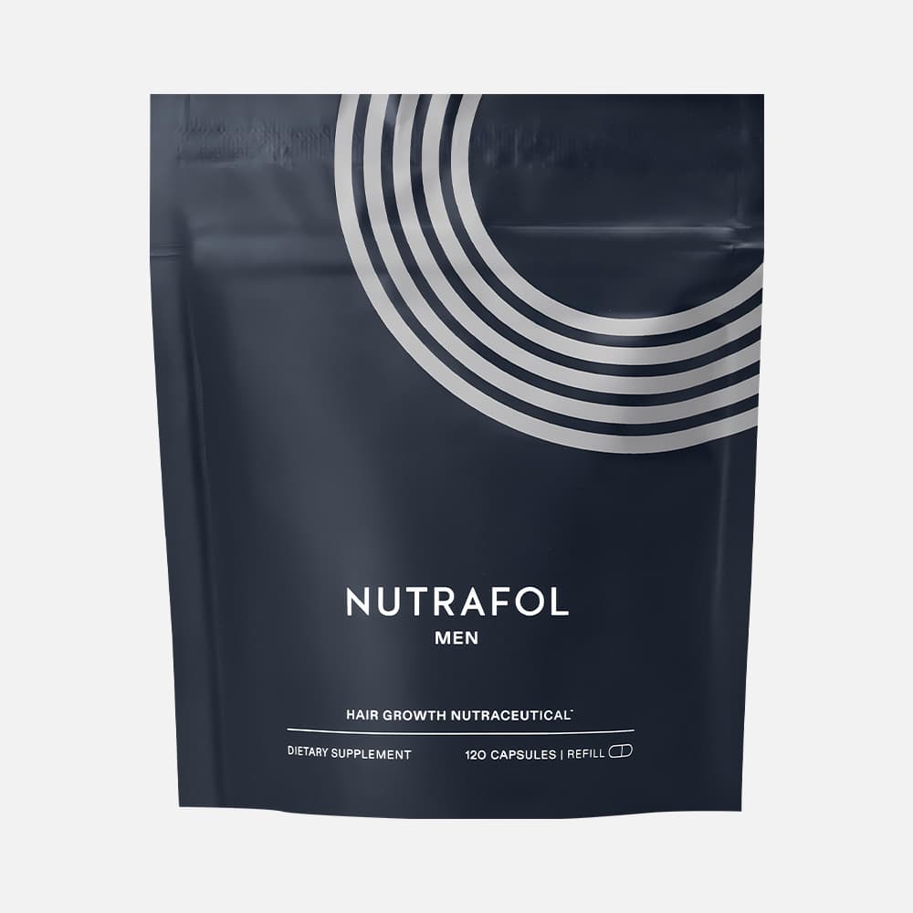 Nutrafol Hair Growth for Men, 240 Capsules – 2-Month Refill Pouches