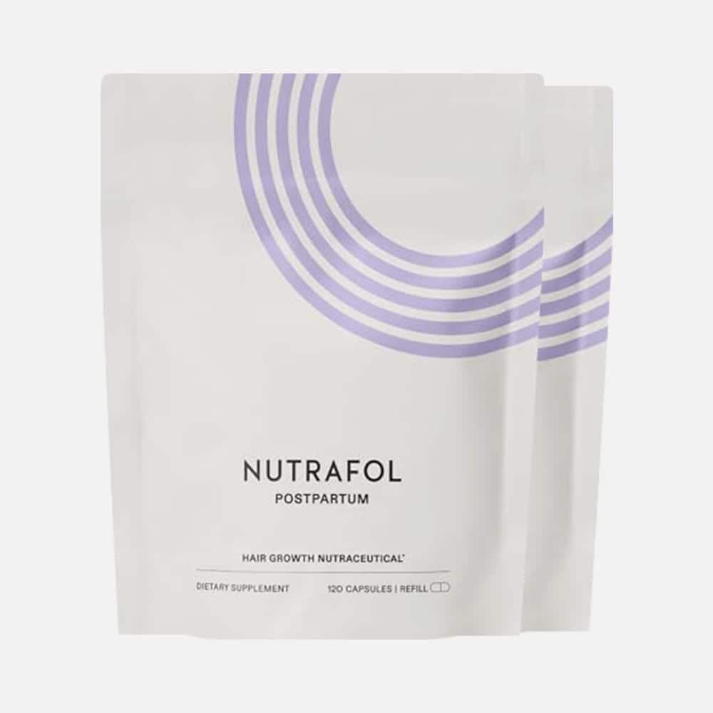 Nutrafol Postpartum Hair Growth Support, 240 Capsules – 2-Month Refill Pouches