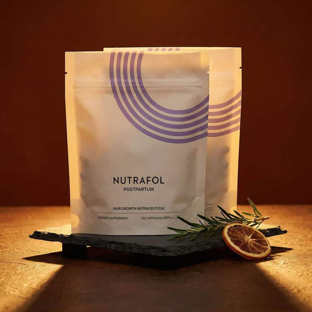 Nutrafol Postpartum Hair Growth Support, 240 Capsules – 2-Month Refill Pouches