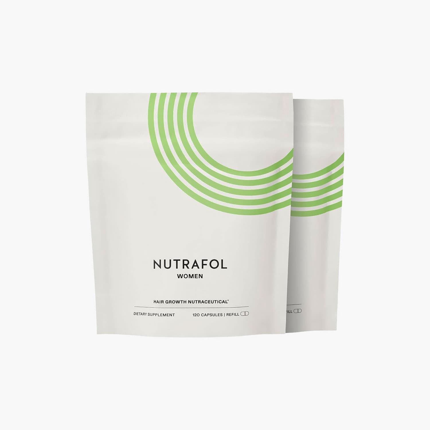 Women Hair Growth 18-44 2 Month Supply, 2 Refill Pouches