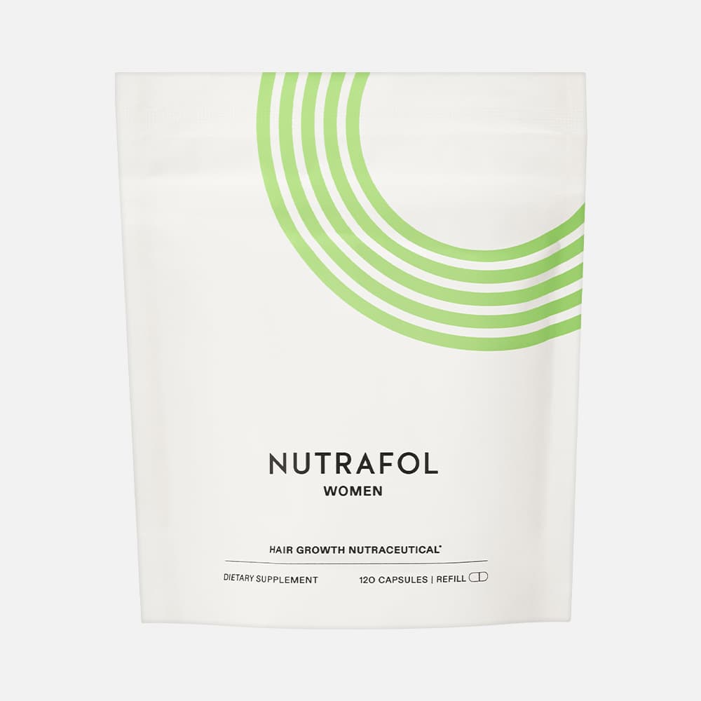 Nutrafol Hair Growth for Women Ages 18–44, 240 Capsules – 2-Month Refill Pouches