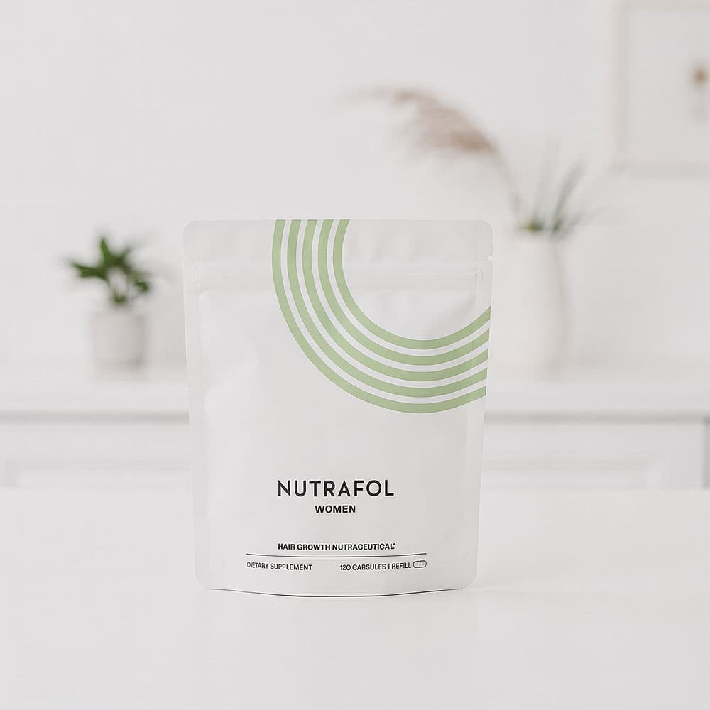 Nutrafol Hair Growth for Women Ages 18–44, 240 Capsules – 2-Month Refill Pouches