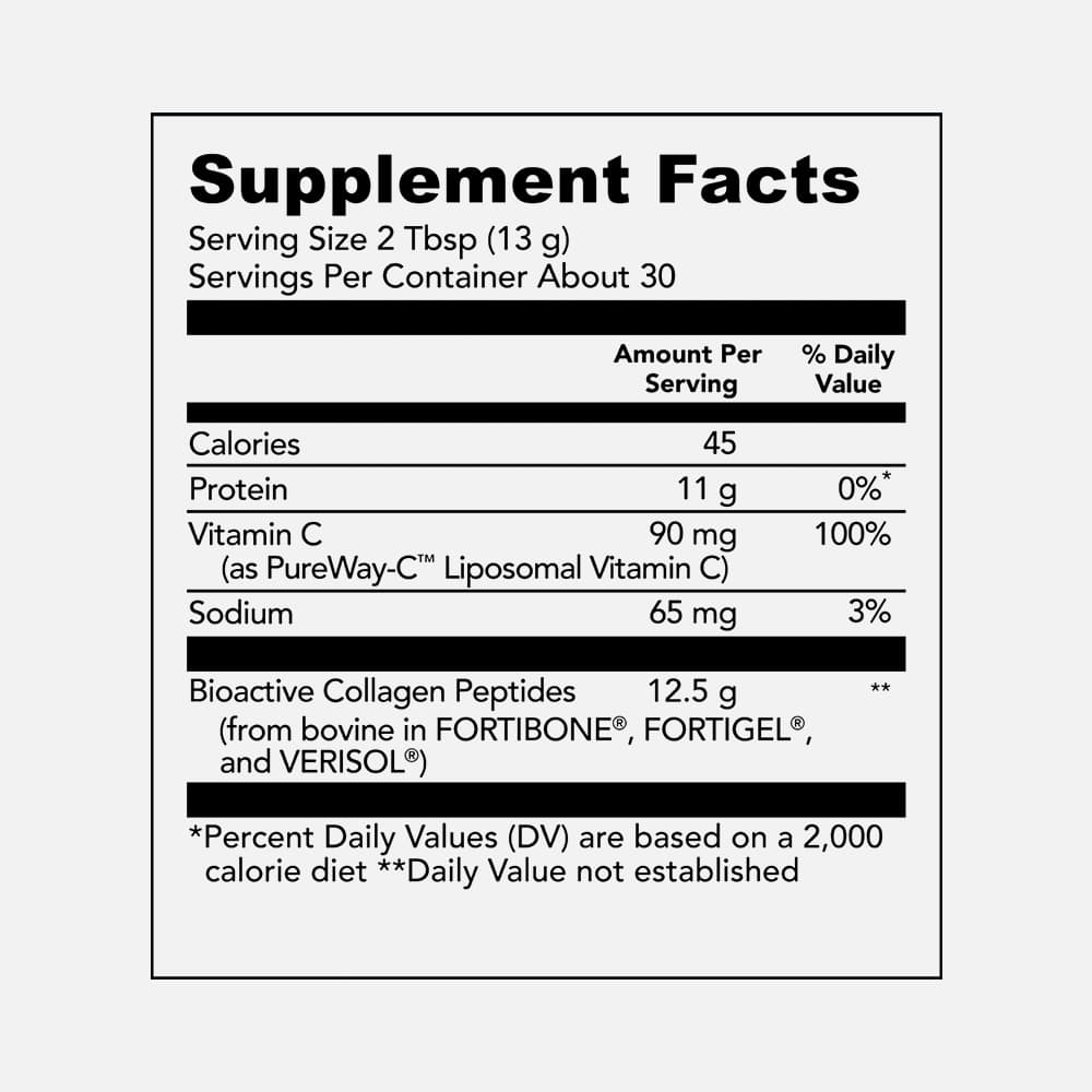 Bioactive Collagen Peptides 12g - Powder
