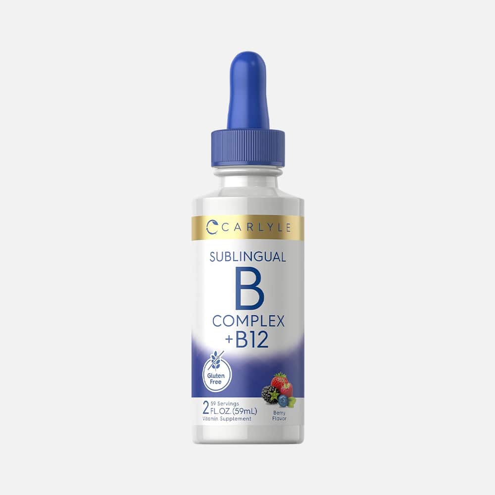 Sublingual Vitamin B Complex with B12 1200mcg - 2 fl oz Liquid