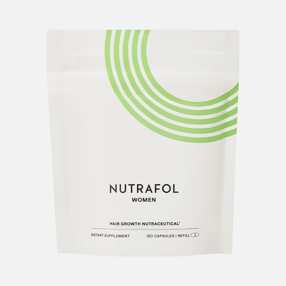 Nutrafol Hair Growth للنساء الأعمار 18–44، 120 كبسولة – كيس إعادة تعبئة شهر واحد