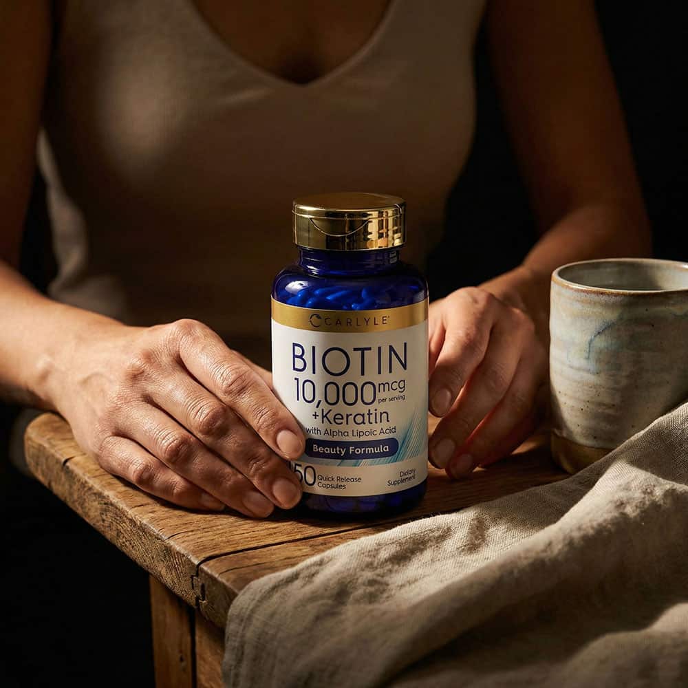 Biotin 10000mcg with Keratin - 150 Capsules