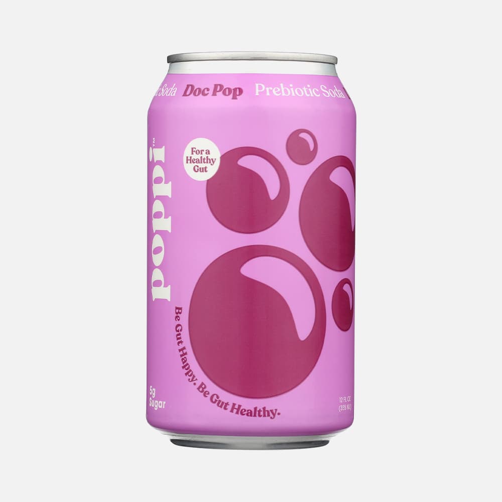 Poppi Prebiotic Soda Doc Pop - 12 x 12oz Cans