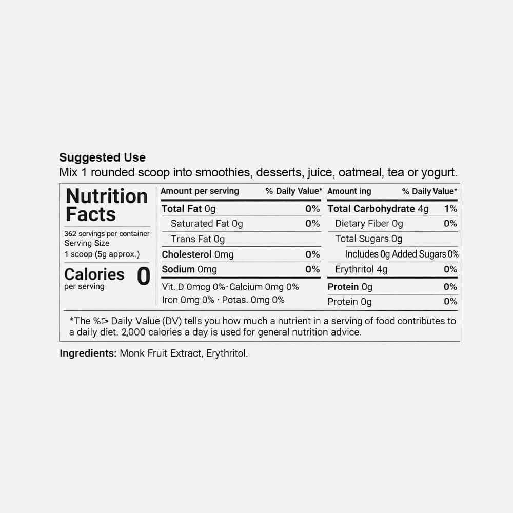 Monk Fruit Erythritol