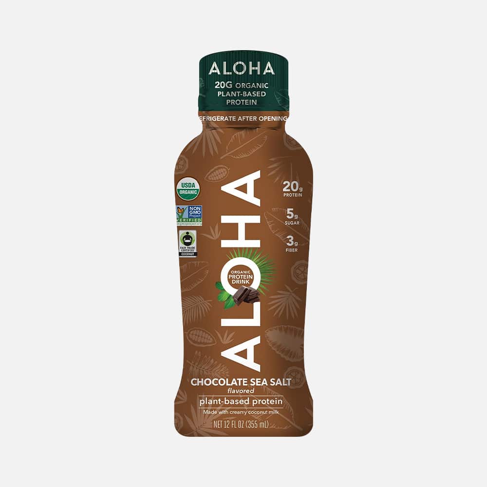Organic Plant Protein Shake 20g - 12 Bottles (Chocolate Sea Salt)