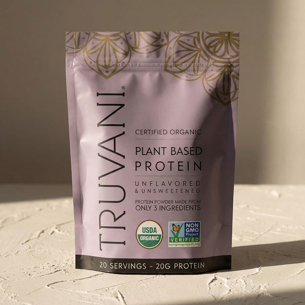 Truvani Organic Plant Protein - 20 Servings Powder