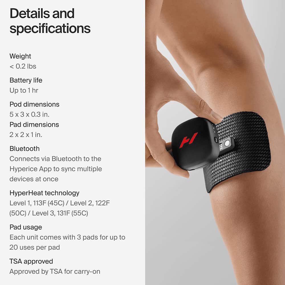 Hyperice Venom Go Heat + Vibration Wearable Device