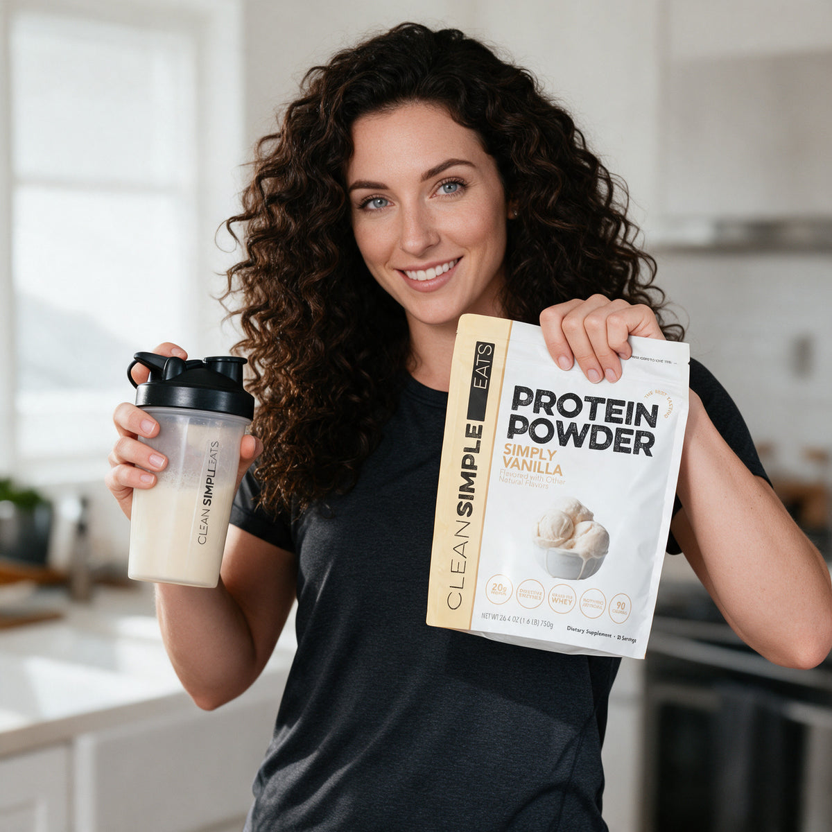 Clean Simple Eats - Grass-Fed Whey Protein - Simply Vanilla - 30 Servings