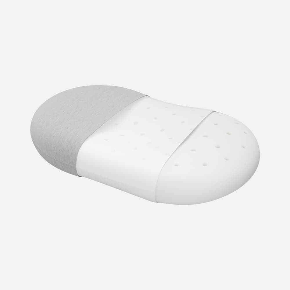 Memory Foam Cooling Bed Pillow - Ergonomic Flat Design