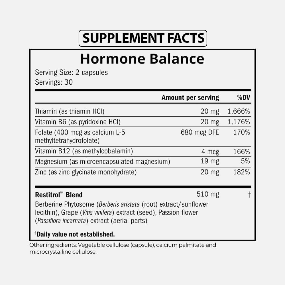 Semaine Daily Hormone Balance 60ct - Vegan Capsules
