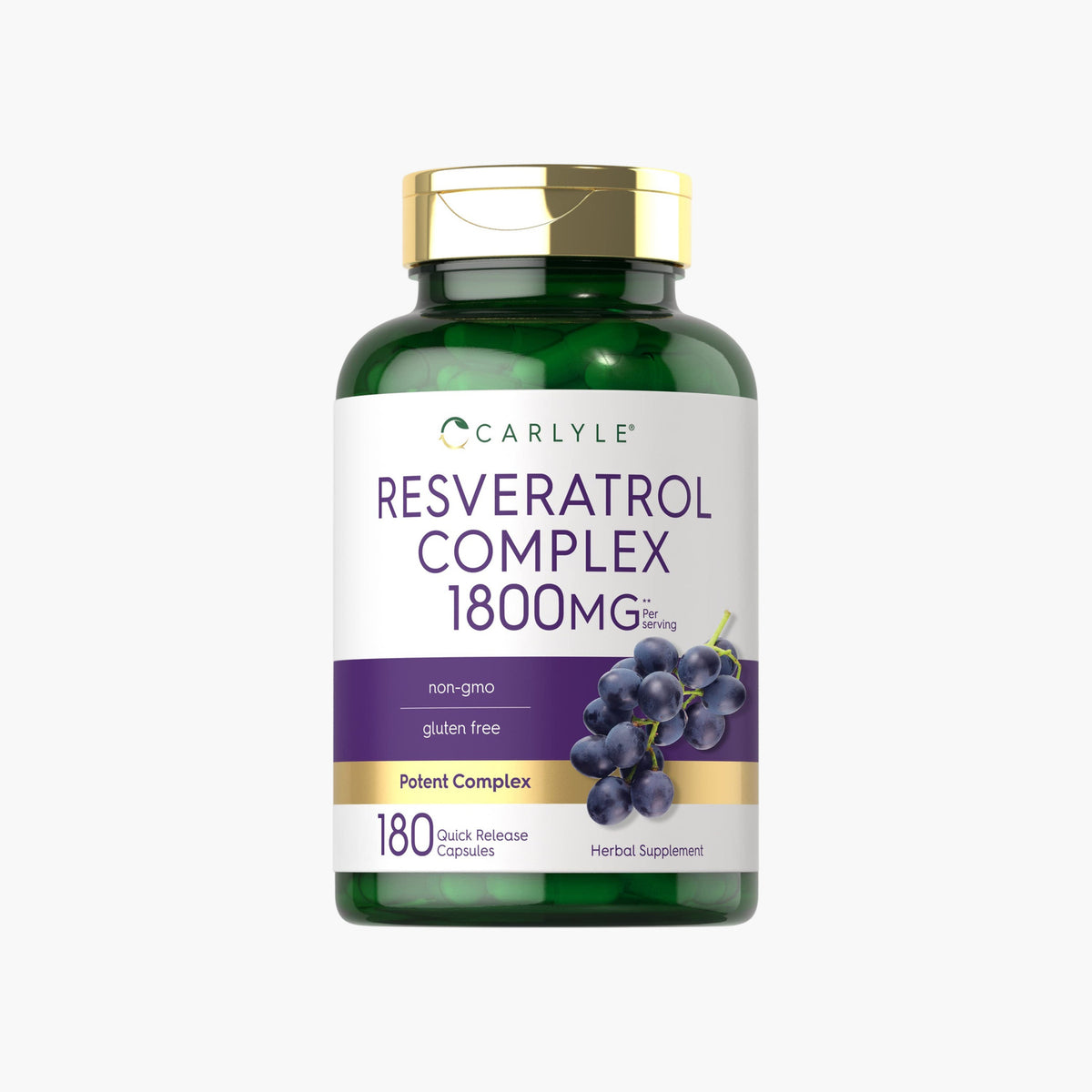 Resveratrol Complex 1800mg - 180 Capsules