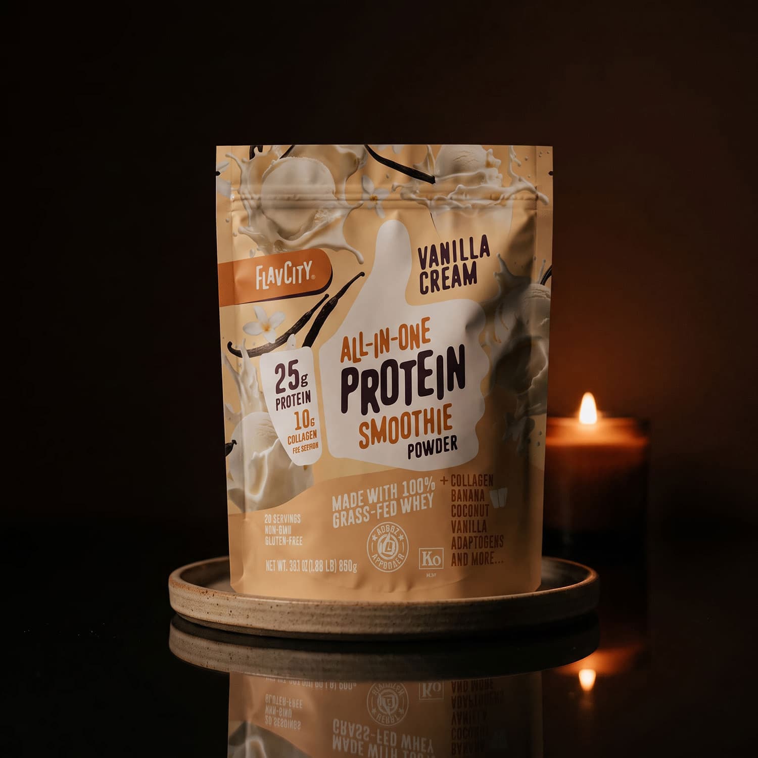 FlavCity - All-in-One Protein Powder Vanilla - 20 Servings