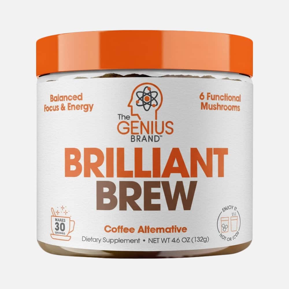 Genius Brilliant Brew Coffee Alternative - 30 Servings Powder