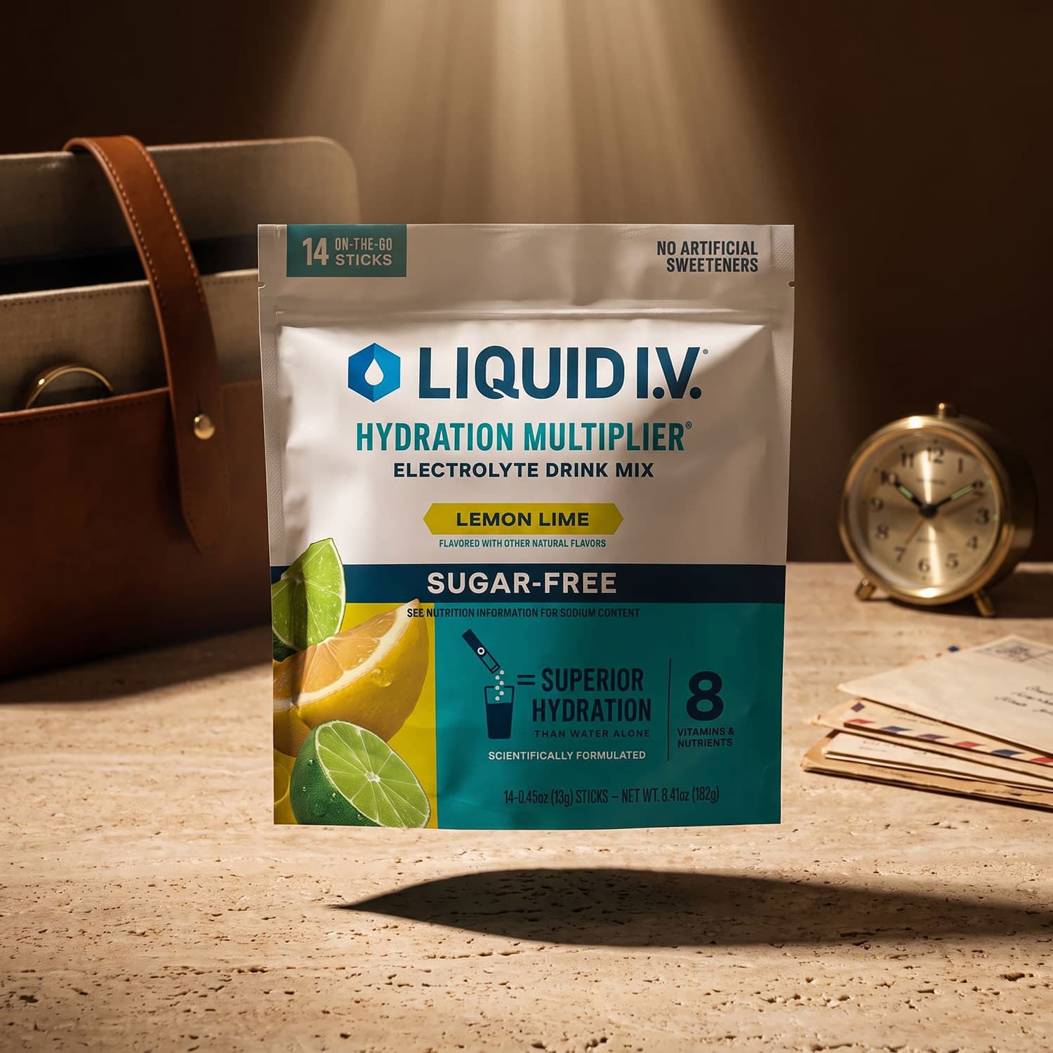 Liquid I.V. - Sugar-Free Hydration Multiplier - Lemon Lime 14 Sticks