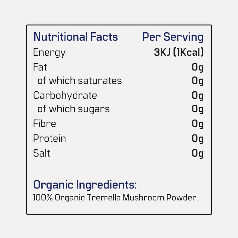 Tremella Mushroom Powder 2000mg - 60g Powder