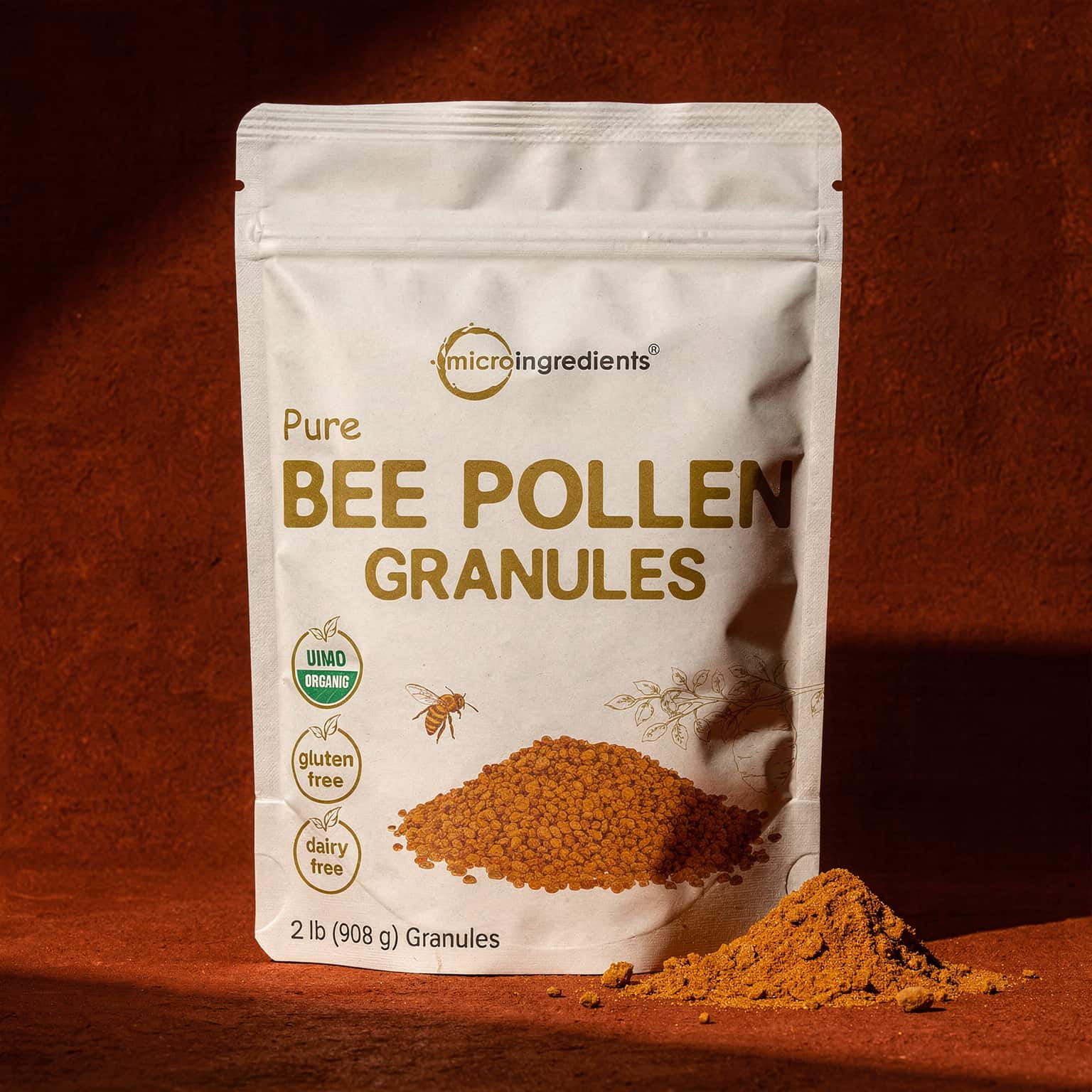Bee Pollen Granules 2 lb - Raw Natural Superfood