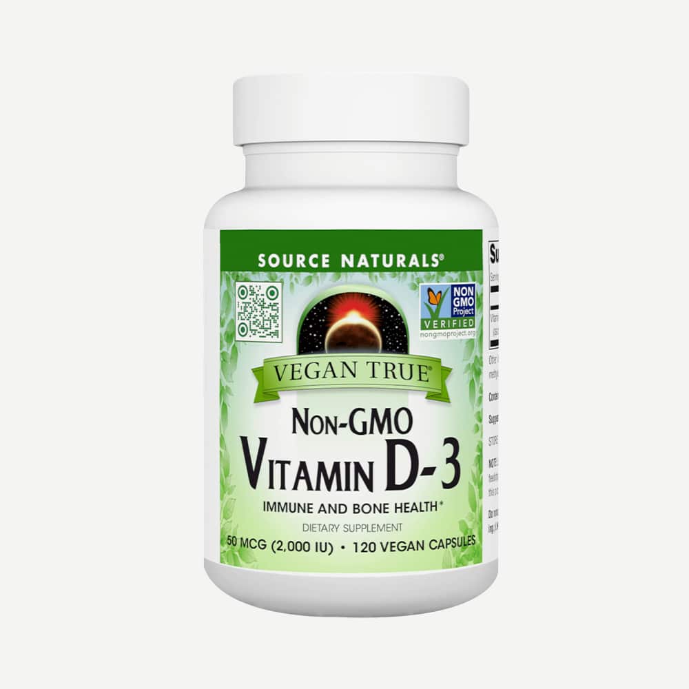 Vegan True® D-3 2000 IU - 90 Vegan Capsules