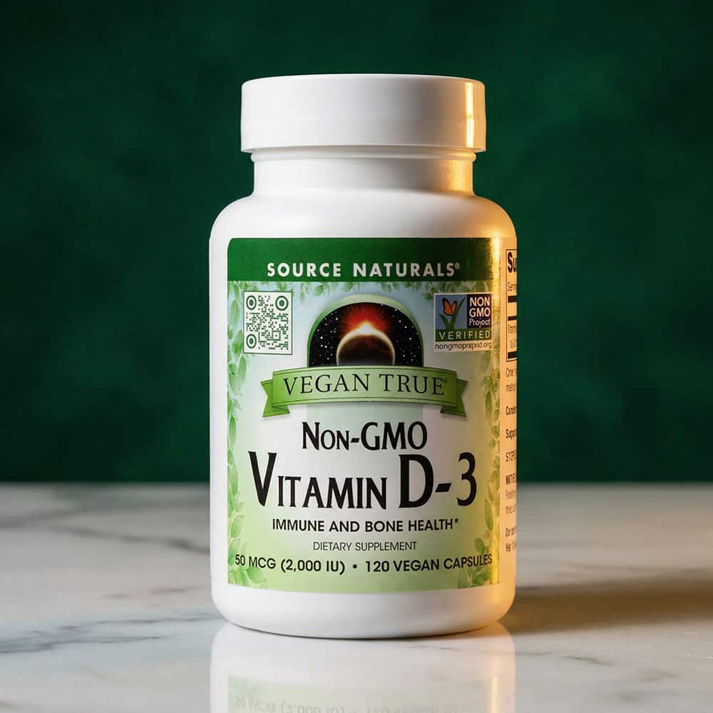 Vegan True® D-3 2000 IU - 90 Vegan Capsules