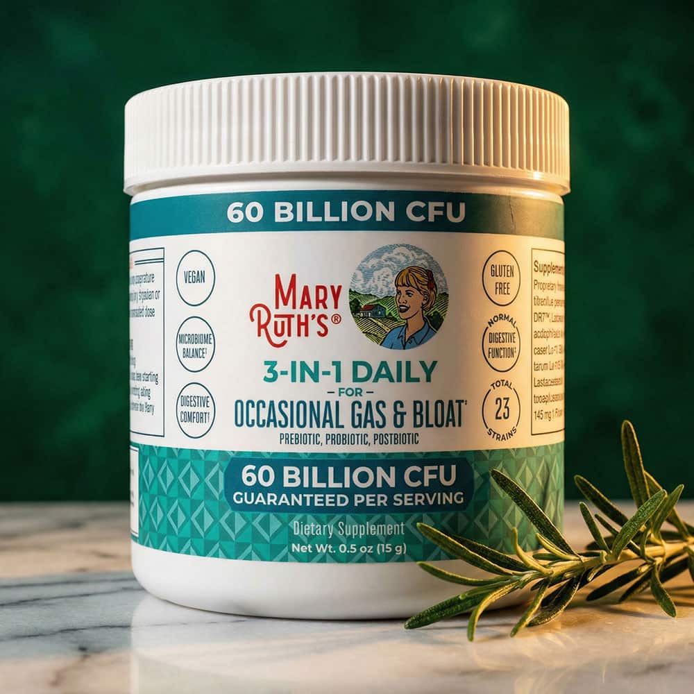 3-in-1 Gas & Bloat Probiotic 60 Billion CFU - Powder
