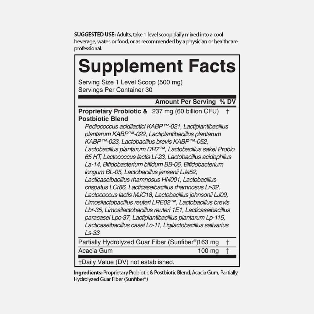 Menopause Probiotics 60 Billion CFU - 0.5 oz Powder