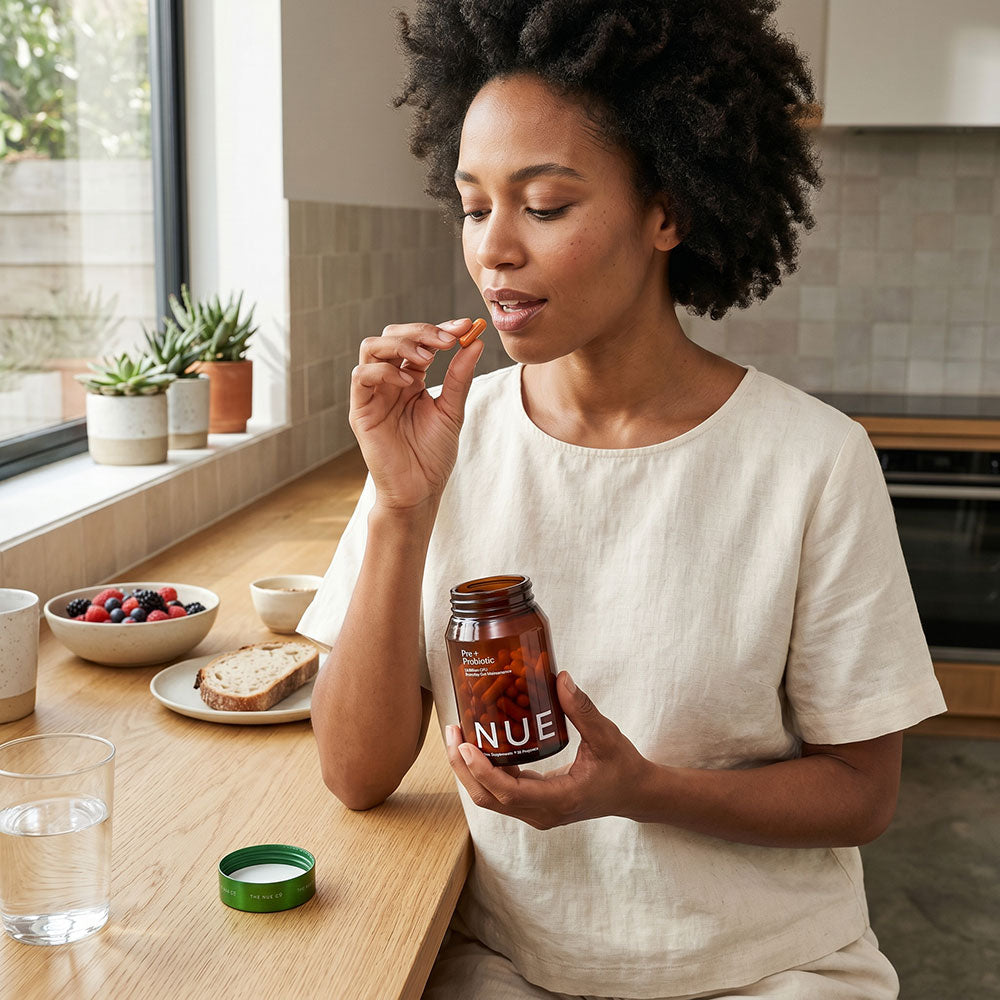 The Nue Co. Prebiotic + Probiotic 15 Billion - 60 Capsules