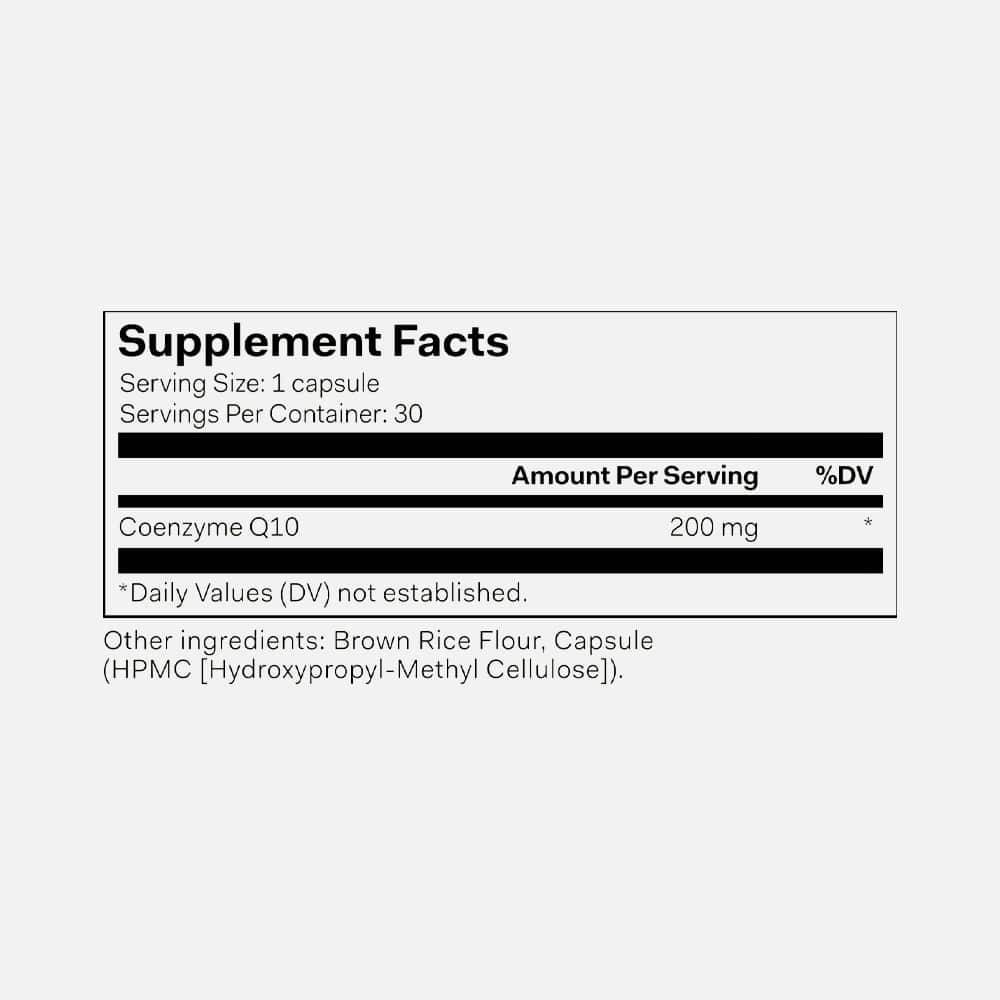 CoQ10 100mg - 30 Vegan Capsules