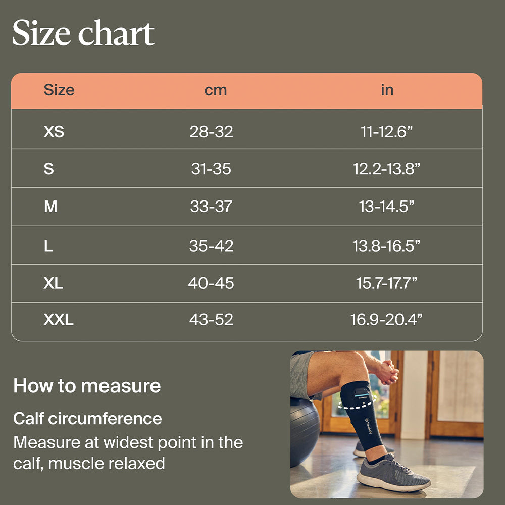 Therabody RecoveryPulse Calf Sleeve - Extra Large
