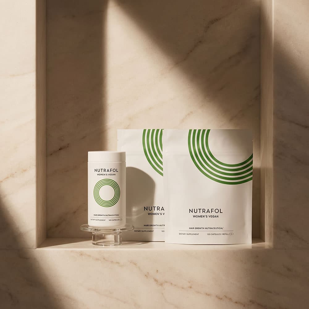 Nutrafol Vegan Hair Growth for Women Ages 18–44, 360 Capsules – 3-Month Supply