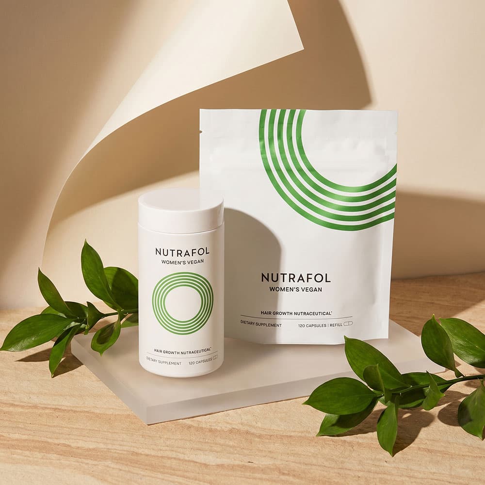 Nutrafol Vegan Hair Growth for Women Ages 18–44, 240 Capsules – 2-Month Supply