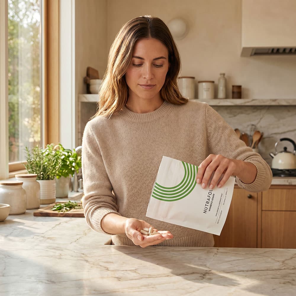 Nutrafol Vegan Hair Growth for Women Ages 18–44, 240 Capsules – 2-Month Refill Pouches