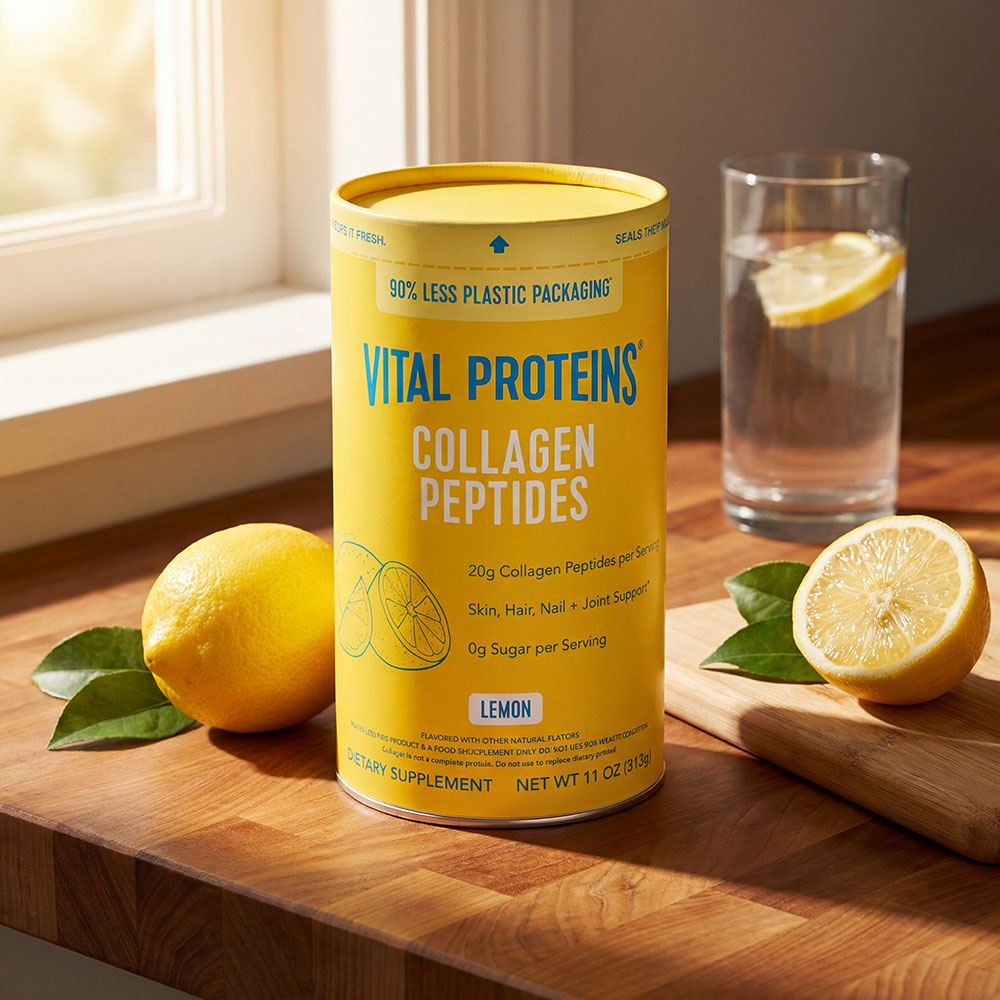 Collagen Peptides 20g - 26.5oz Powder (Lemon)