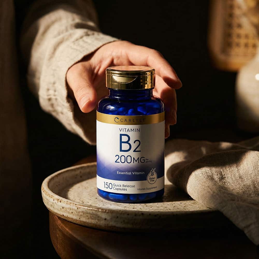 Vitamin B2 (Riboflavin) 200mg - 150 Vegetarian Capsules