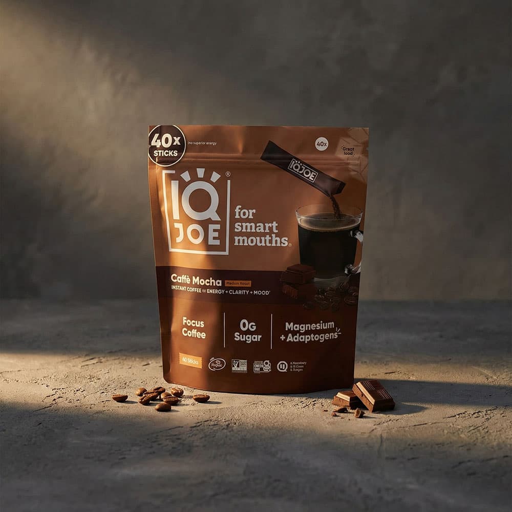 IQJOE Café Mocha Coffee 200mg - 40 Packets