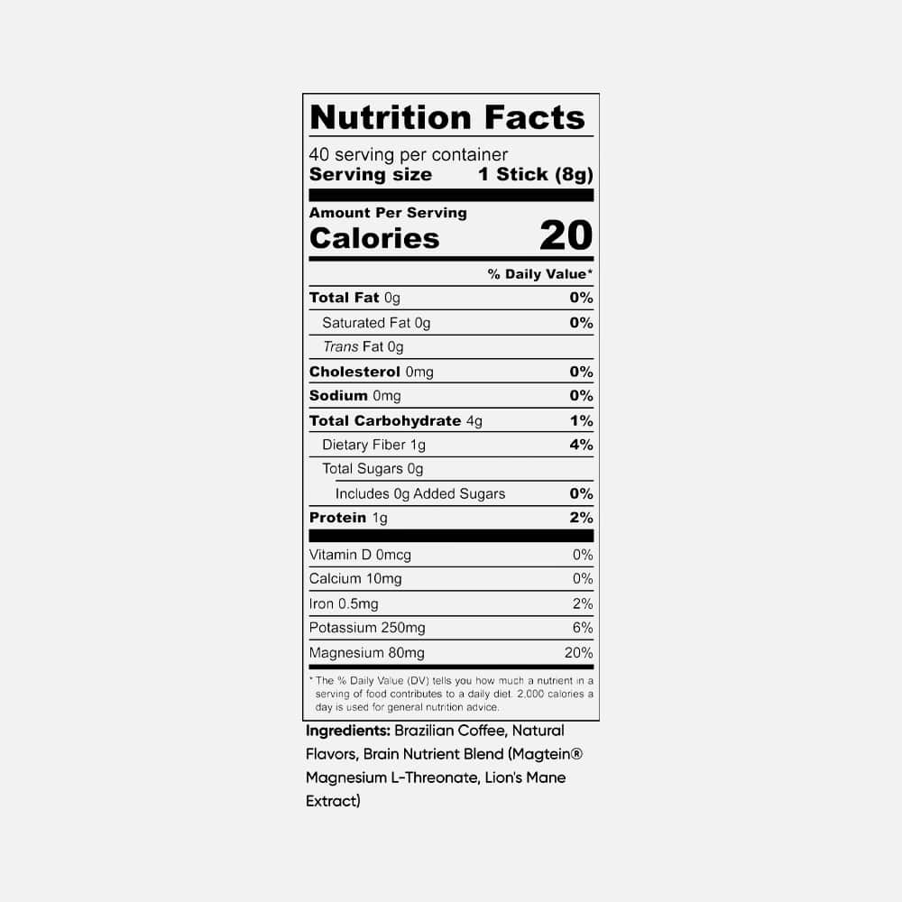 Lion‚ Mane & Magtein Coffee 250mg - 40 Packets
